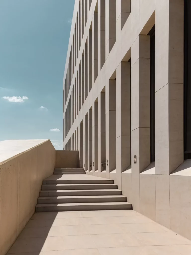 Ventilated stone facade project by Marbrerie Bertrand